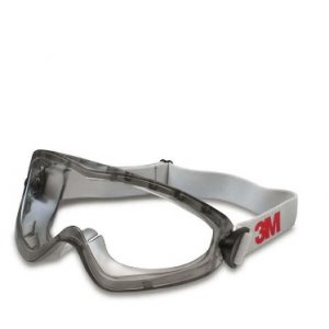 3M 2890 S GOOGLE TİP VENTİLSİZ POLİKARBONAT  AS/AF/KN GÜVENLİK GÖZLÜĞÜ