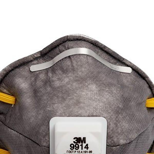 3M9914- SOLUNUM KORUYUCU  FFP1 VENTİLLİ DÜŞÜK KONS. ORG GAZ. VE TOZ MASKES