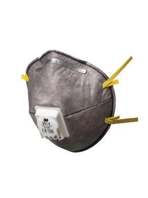 3M9914- SOLUNUM KORUYUCU  FFP1 VENTİLLİ DÜŞÜK KONS. ORG GAZ. VE TOZ MASKES