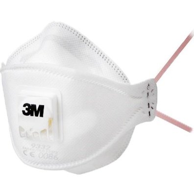 3M9332- SOLUNUM KORUYUCUFFP3 VENTİLLİ TOZ, SİS, DUMAN MASKESİ