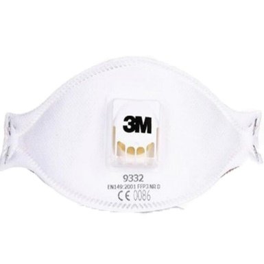3M9332- SOLUNUM KORUYUCUFFP3 VENTİLLİ TOZ, SİS, DUMAN MASKESİ
